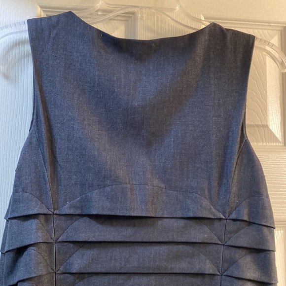 Ellen Tracy dark gray paneled dress - Picture 6 of 9